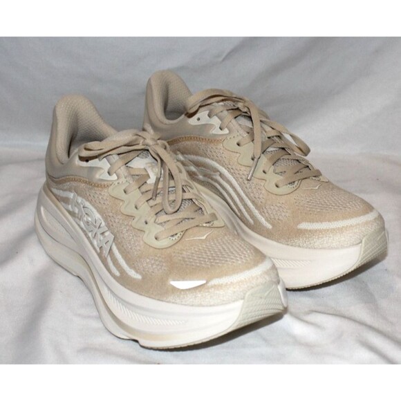 NIB‎ Hoka One Men\'s Bondi 9 Running Athletic Sneakers OLTM BEIGE NIB main image 6